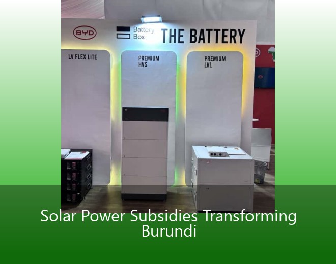 Solar Power Subsidies Transforming Burundi